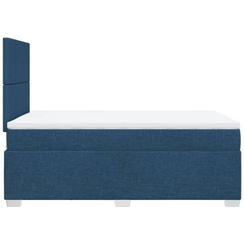 Giroletto a Molle con Materasso Blu 120x190 cm in Tessuto - Foto 9