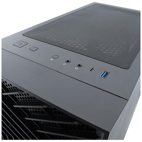PC Gaming GA300 Grid Line Midi Tower Nero - Foto 2