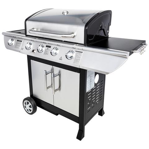 Barbecue A Gas Brisbane - 4 Bruciatori 14kw + Piastra Calda - Foto 1