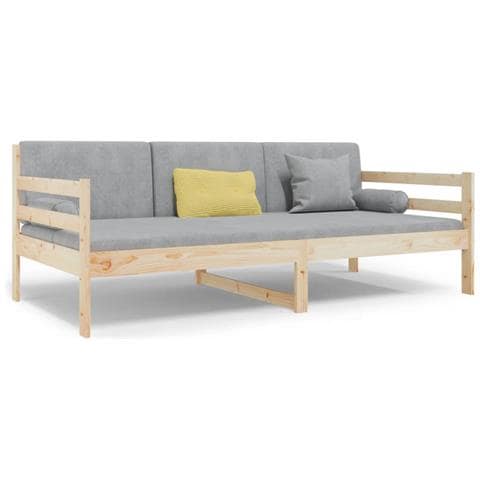 Dormeuse senza Materasso 90x190 cm in Legno Massello di Pino - Foto 1