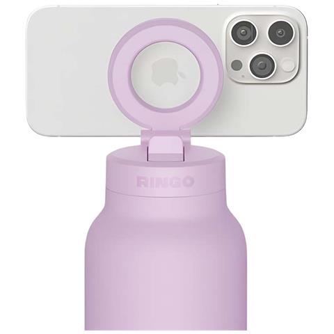 Borraccia Con Supporto Magnetico Per Smartphone Compatibile Magsafe 710 Ml, Viola - Foto 4