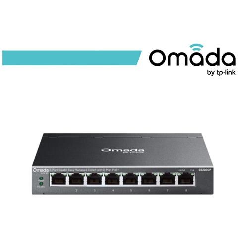 Switch Gigabit Easy Managed a 8 porte con 8 porte PoE+ - ES208GP - Foto 1