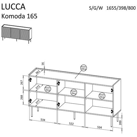 LUCCA 490354 cassettiera - Foto 4