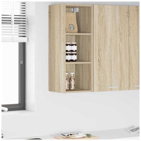 Armadio pensile Riga Rovere Sonoma 30 x 29,5 x 80 cm - Foto 2