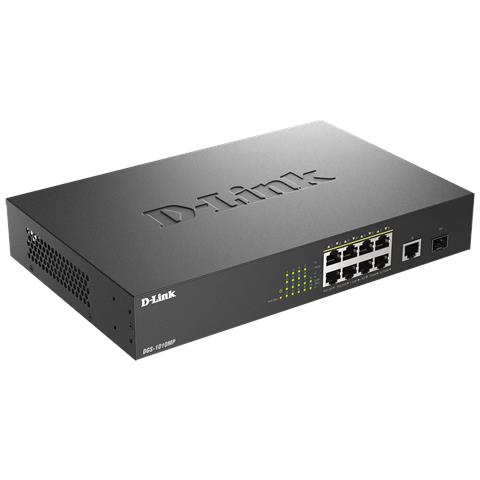 DGS-1010MP /E switch di rete Non gestito L2 Gigabit Ethernet (10/100/1000) Supporto Power over Ethernet (PoE) 1U Nero - Foto 4