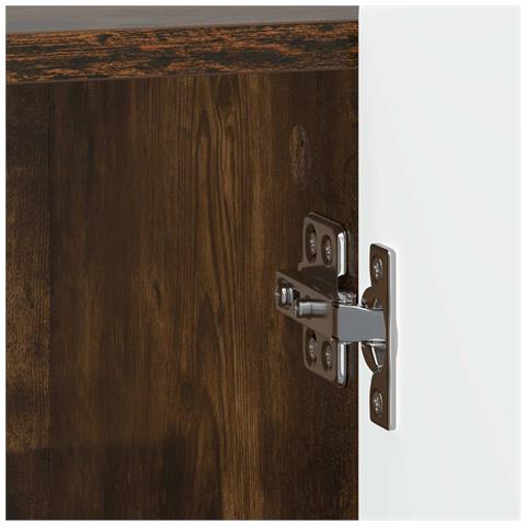 Armadio da Notte 2 pcs Rovere Fumo 43 x 34,5 x 52 cm - Foto 9