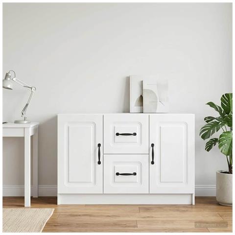 Credenza Bianco 89 x 34,5 x 57 cm Legno ingegnerizzato - Foto 2