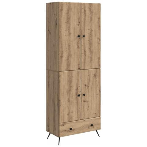 Set di armadi 2 pcs Rovere Artigianale Legno ingegnerizzato - Foto 1