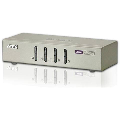 IDATA CS-74U - Switch KVM USB a 4 Porte, CS74U - Foto 1