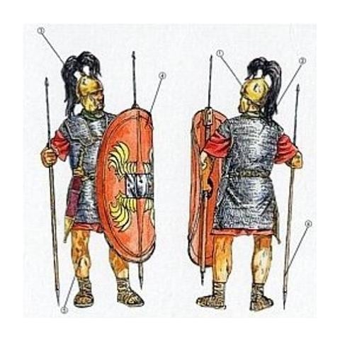 It6021 Roman Infantry Soldatini Kit 1:72 Modellino - Foto 1