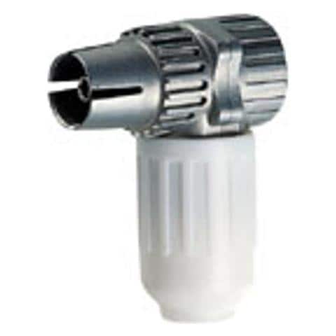 01635 - Connettore Tv-rd-sat Femmina 90 Bianco - Foto 1