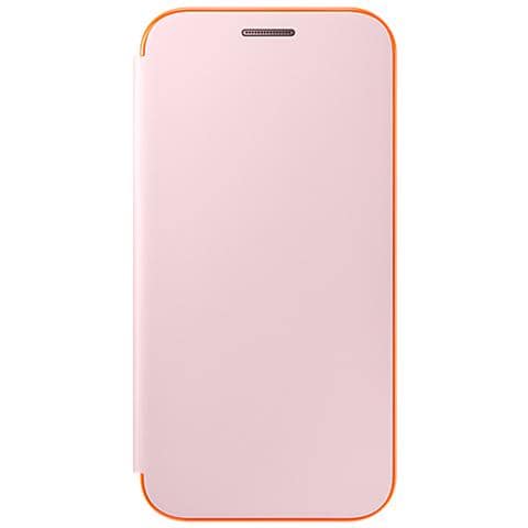Flip Cover Neone per Galaxy A3 2017 Colore Rosa - Foto 1
