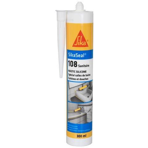 Sigillante Siliconico seal 108 Sanitaire - Bianco - 300ml - Foto 4