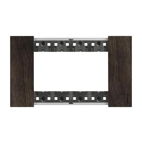 Placca Living Now 4 Moduli Colore Legno Noce Ka4804lg - Foto 1