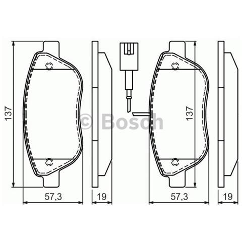 Kit Pastiglie Freno 0.986.494.464 - Foto 3