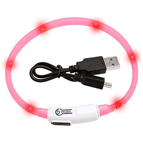 Karlie Accessories - Visio Light Led Collare Gatto Rosa - Foto 1