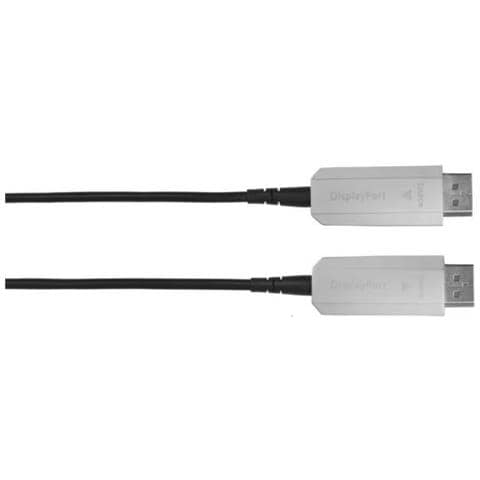 Pro Displayport Optical 10 M Nero, Grigio (pro Displayport Optical 10 M - Optical Cable 8k@ 60hz - Pro Displayport Cable 1.4, Ultra Flexible Slim Size 4mm - Warranty: 144m)  - Foto 1
