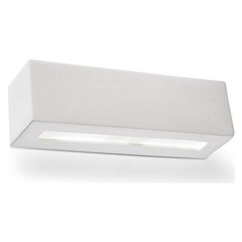 Novità! Applique Bianco Per Salotto - In Ceramica (può Essere Dipinto) - Vega Sl. 0006 Lampada A Muro In Stile Classico, A Luce Singola Led E-27 *** Lampade - I Prezzi Più Bassi Su Amazon! - Foto 1