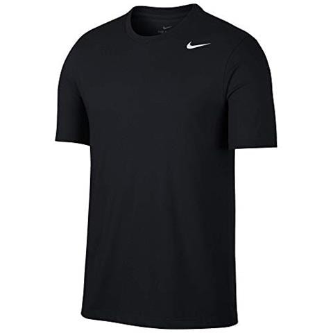 M Nk Dry T Dfc Solid Crew Uomonero / Bianco Xl - Foto 1