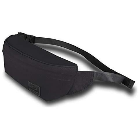 Pacchetto Di Fanny Bum Bag Women Men Black - Tom Hip Bag Fatta Di Bottiglie Pet Riciclato Per Festival E Sport - Hipster Sacchetto Della Cinghia Di Crossbody Marsupio Marsupio Viaggi Carrier Idrorepellente - Foto 2
