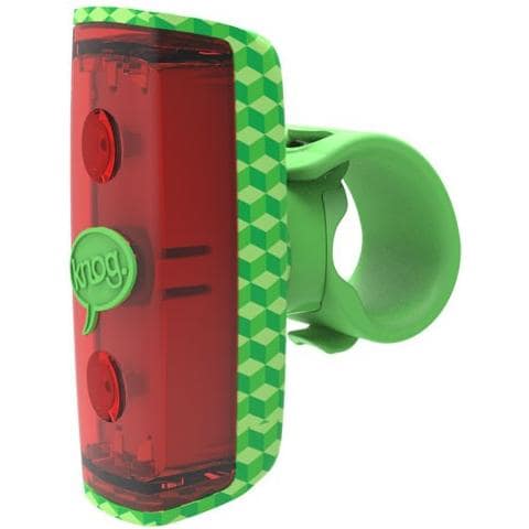 Luce Posteriore a LED Rosso per Bici Colore Verde Rosso - Foto 1