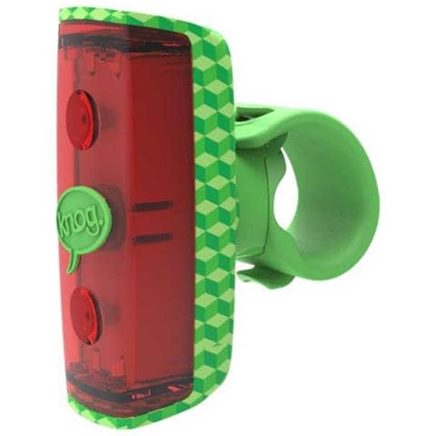 Luce Posteriore a LED Rosso per Bici Colore Verde Rosso - Foto 8