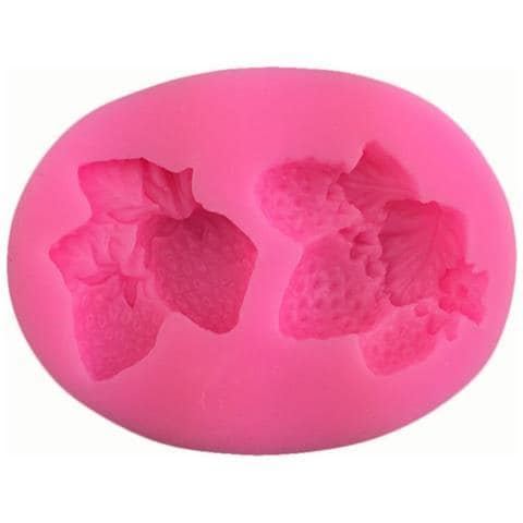 Wokex La Nuova Forma Della Colla Di Goccia Di Forma Della Forma Della Fragola Di Simulazione - 2pcs