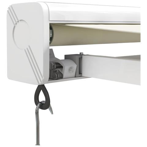 Tenda Da Sole Retrattile Crema 4,5x3 M In Tessuto E Alluminio - Foto 2