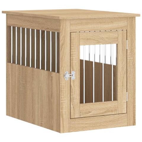 Gabbia Cani Da Arredamento Rovere Sonoma 55x75x65cm Multistrato - Foto 1