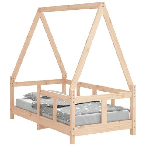 Giroletto per Bambini 70x140 cm in Legno Massello di Pino - Foto 2