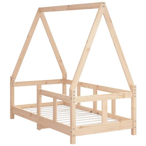 Giroletto per Bambini 70x140 cm in Legno Massello di Pino - Foto 3
