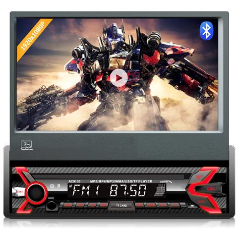 AC9100 radio Auto Digitale Nero, Rosso - Foto 1