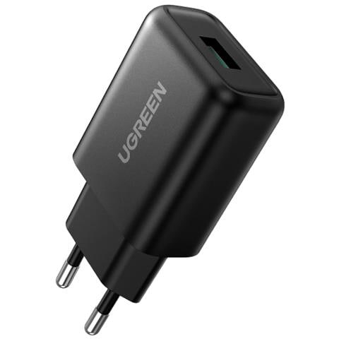 70273 Caricabatterie Per Dispositivi Mobili Smartphone Nero Usb Ricarica Rapida Interno - Foto 1