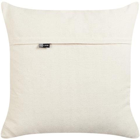 Cuscino Decorativo Bhusawal Cotone 50 X 50 Cm Nero Trama Geometrica - Foto 6
