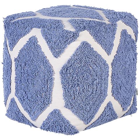 Pouf Rojhan Cotone Blu - Foto 2