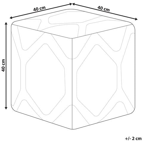 Pouf Rojhan Cotone Blu - Foto 5