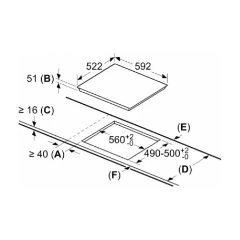 Piano Cottura PVS631HB1E a Induzione 4 Zone Cottura da 59.2 cm Colore Nero - Foto 6