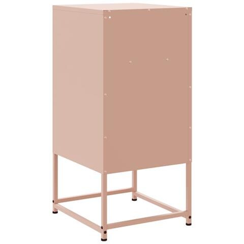 Comodino Rosa 36x39x78 Cm In Acciaio - Foto 2