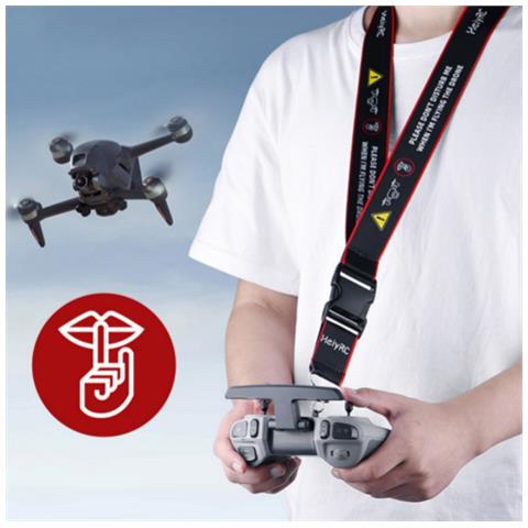 Tracolla Regolabile Con Cordino Per Dji Fpv Combo Black - Foto 2