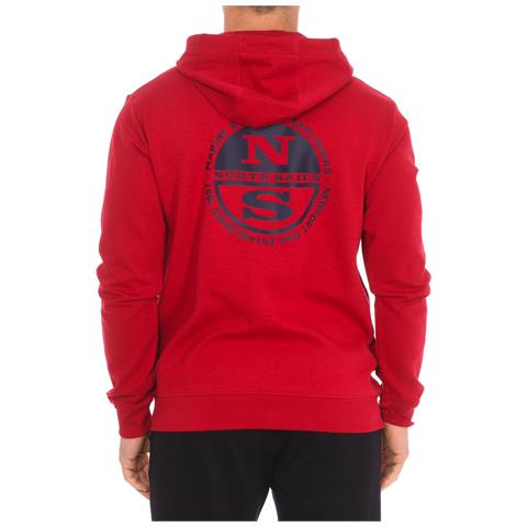 Felpa Con Cappuccio Con Zip 902416t Da Uomo - Foto 2