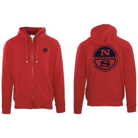 Felpa Con Cappuccio Con Zip 902416t Da Uomo - Foto 1