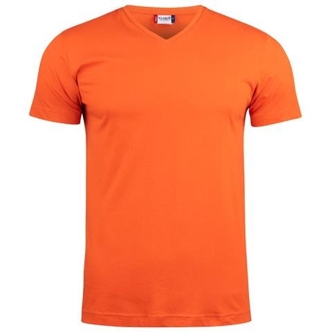 Basic-t V-neck Arancio 4xl - Foto 1