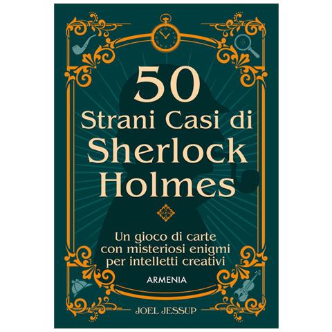 Joel Jessup - 50 strani casi di Sherlock Holmes. Un gioco di carte con misteriosi enigmi per intelletti creativi. Con 50 Carte - Foto 1