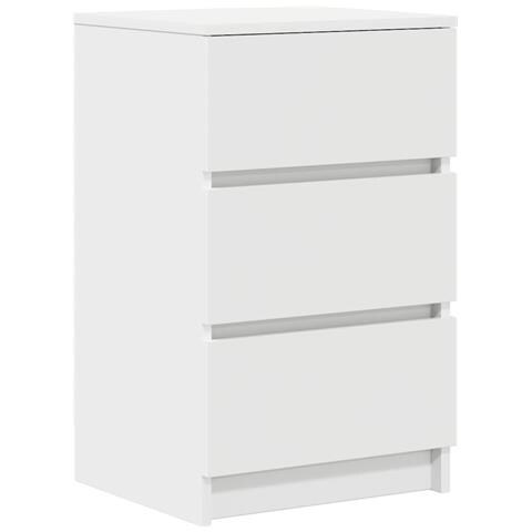 Comodini con 3 Cassetti 2 pz Bianco 39x35x65 cm - Foto 9