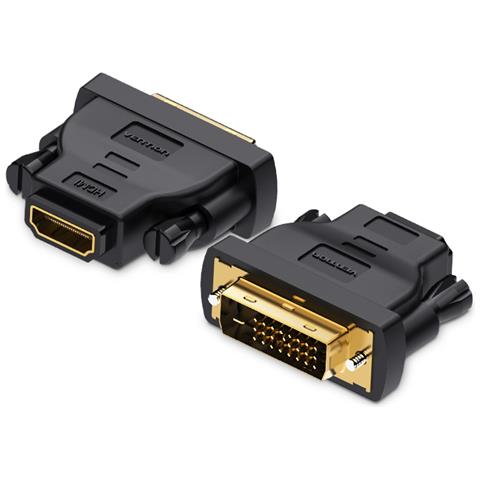 ECDB0 adattatore per inversione del genere dei cavi DVI (24+5) HDMI Nero - Foto 2