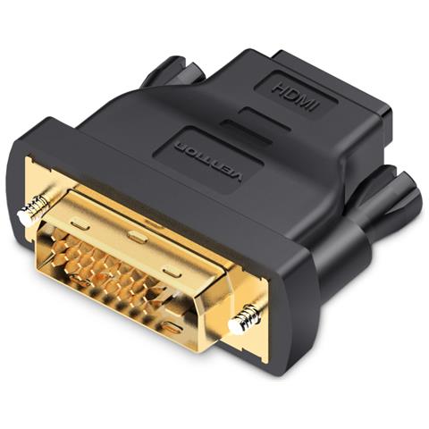 ECDB0 adattatore per inversione del genere dei cavi DVI (24+5) HDMI Nero - Foto 1