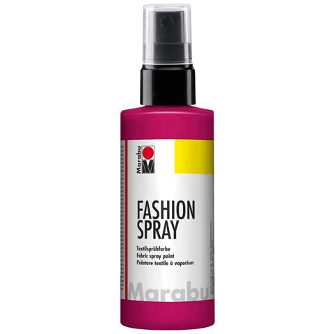 Vernice ""fashion Spray"" Per Stoffa Con Erogatore Spray 100ml - Colore Lampone 005 - Foto 1