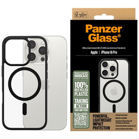 PG HardC Blk MagS iPhone 16 6.3Inch Pro custodia per cellulare Cover Trasparente - Foto 4