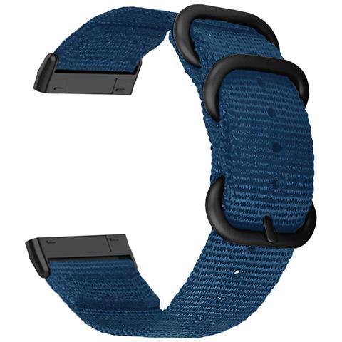 Cinturino In Tela Di Nylon Per Fitbit Versa 3/sense Black - Foto 1