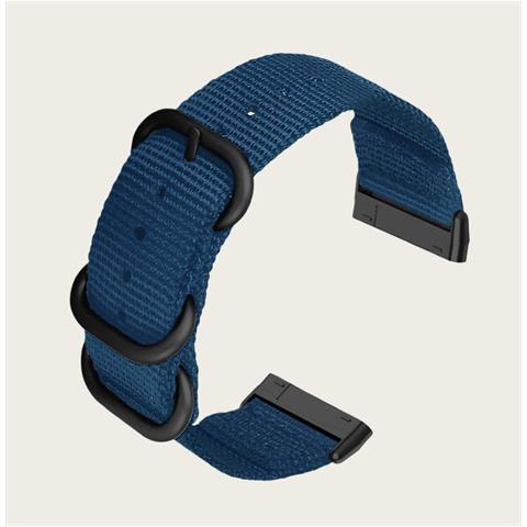 Cinturino In Tela Di Nylon Per Fitbit Versa 3/sense Black - Foto 2